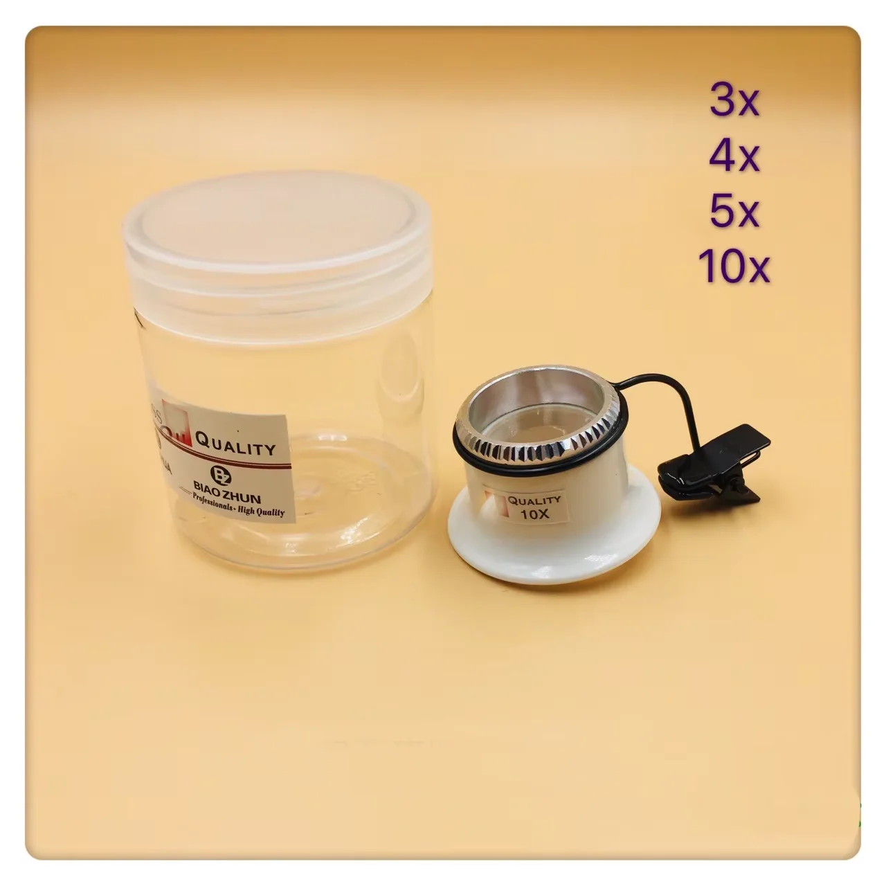 Sapphire3x 4x 5x 10X Monocular Eye Loupe Magnifier Watch Repair Professional Watchmaker Watchmaking Tools Magnifing Glass Lens