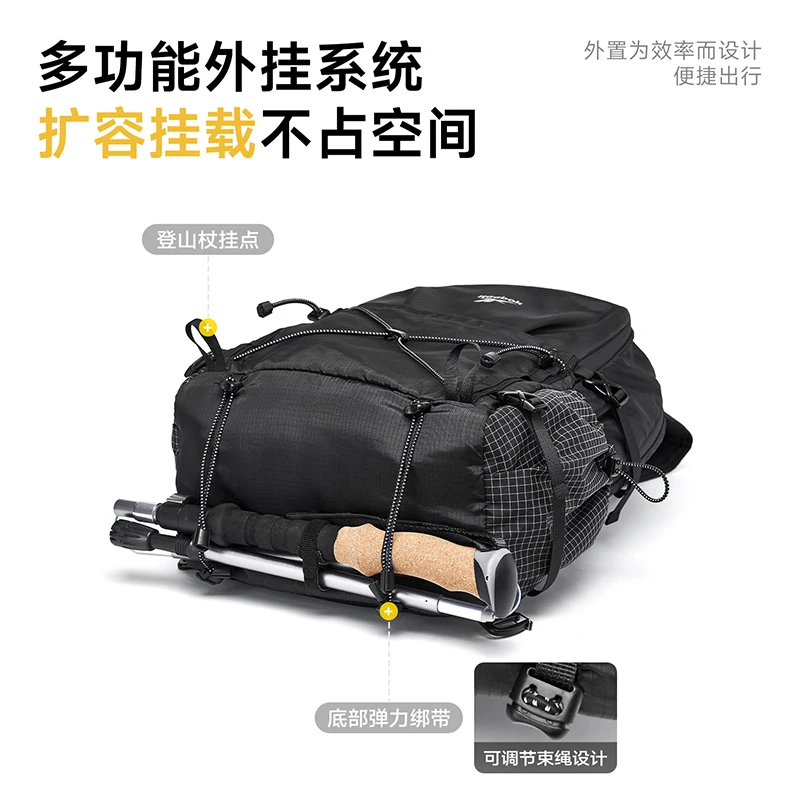 REEBOK Multifunctional Outdoor Camping Travel Backpack Men Women Waterproof Casual Hiking Multi Compartment Laptop Knapsack view 6