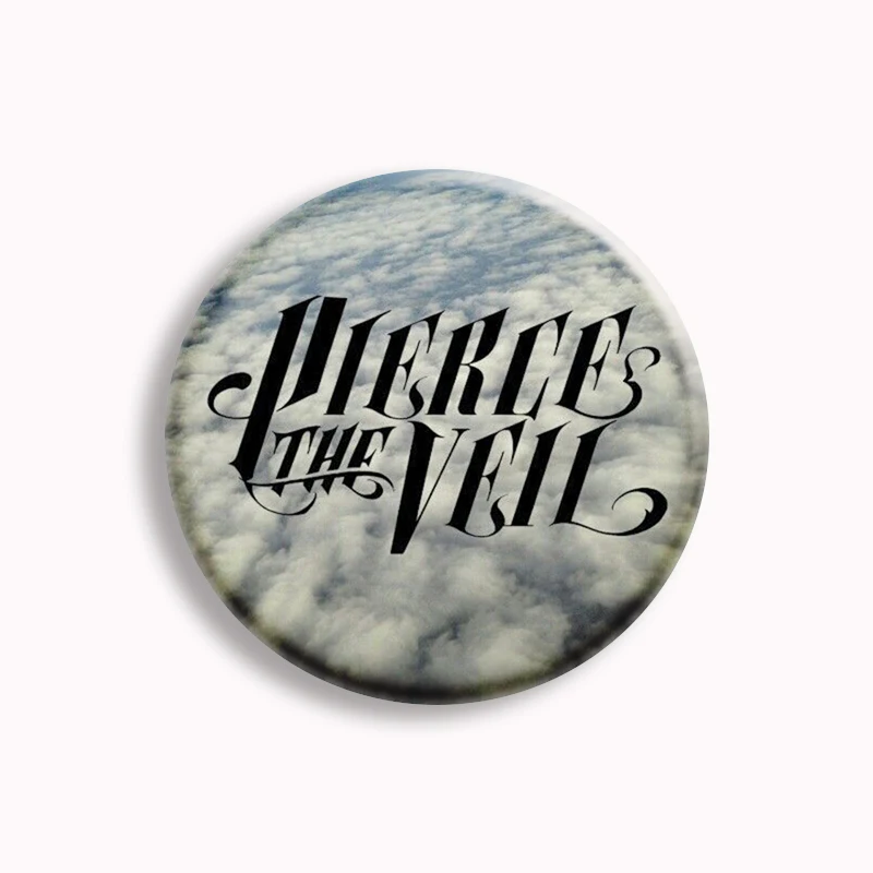 Pierce The Veil Music Band si scontrano con The Sky Album Cover Soft Button Pin Music Lover spilla fan raccogliere regalo per gli amici