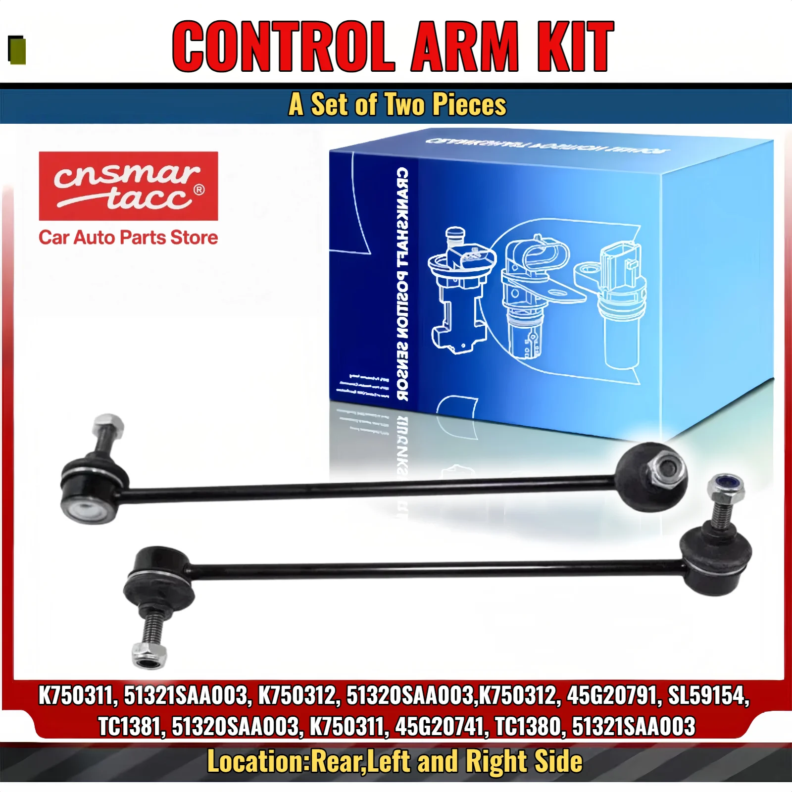 

Новый комплект передних левых и правых тяг стабилизатора поперечной устойчивости для Honda Fit 07 08 K750311 51321SAA003 K750312 51320SAA003