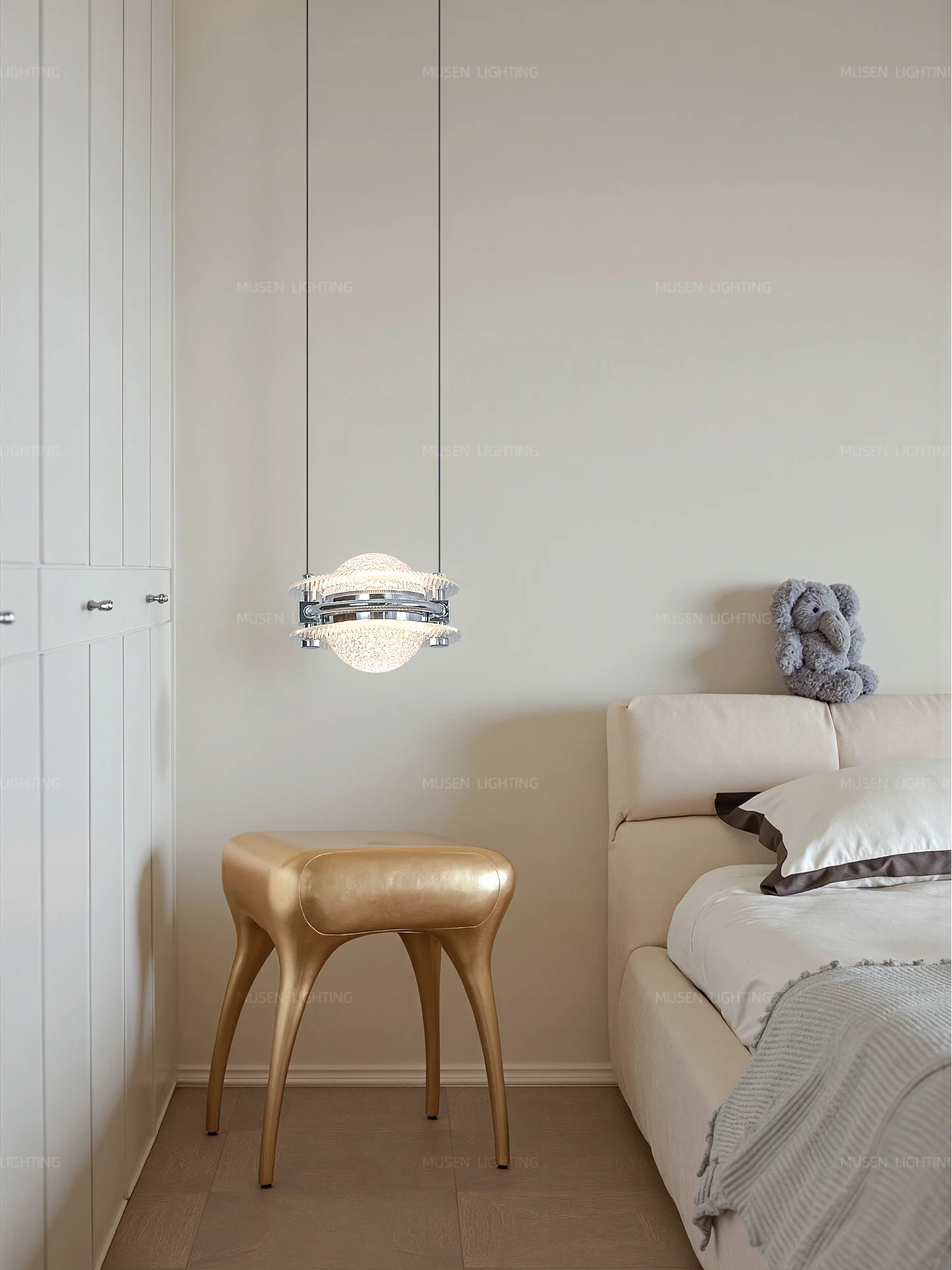 Planet Bedhead pendant light Italian luxury Bauhaus entrance hanging line light minimalist pendant light