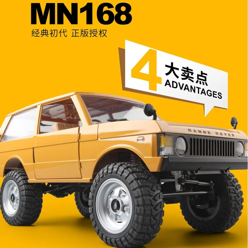 Hot 1：12 Full Proportion Mn168 Rc Car Model 4wd Remote Control Crawler Off Road Vehicle Electric Climbing Car Toy Childrens Gift