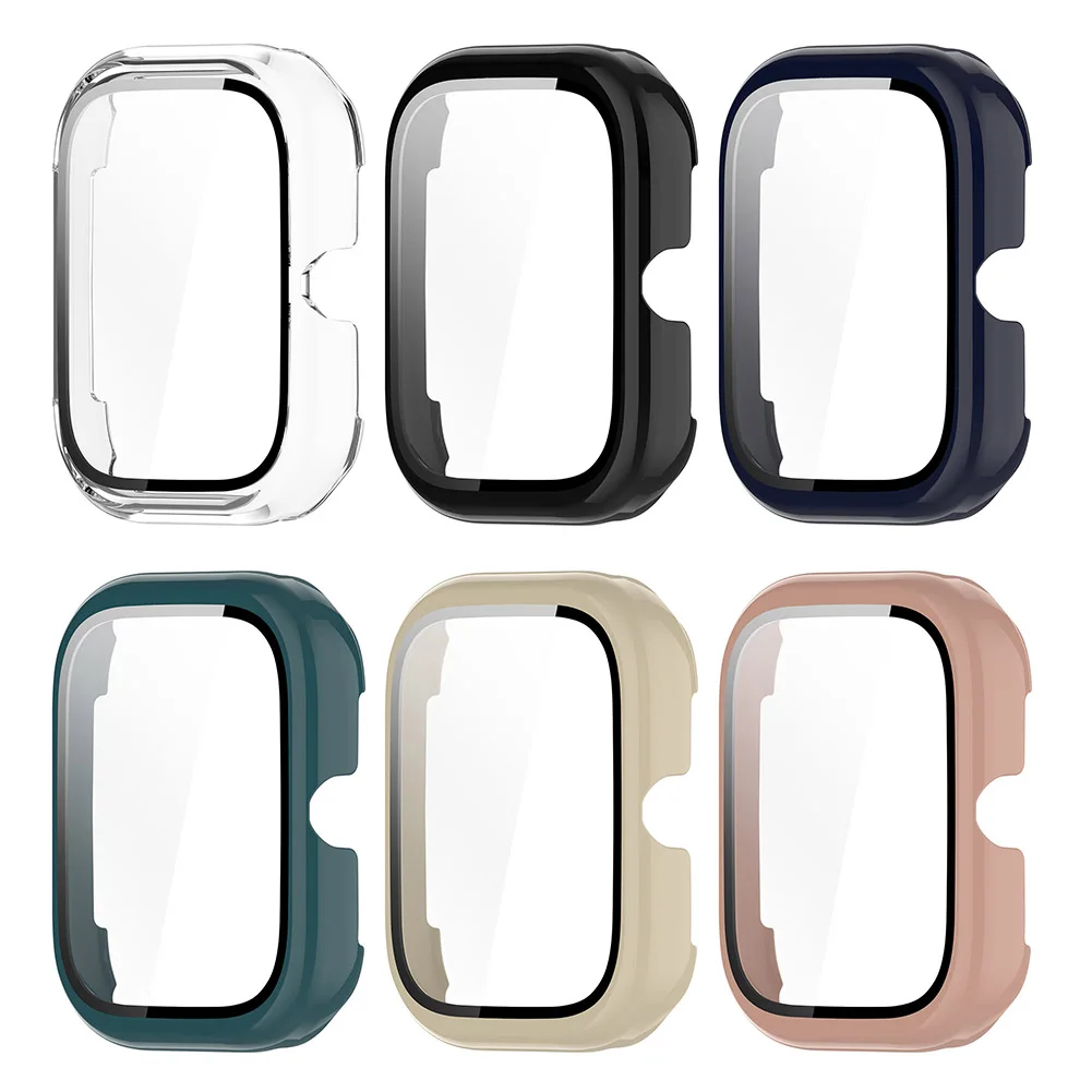 Case + Glass For Honor Choice Haylou Watch Screen Protector Watch Case Cover PC Frame Protective Accessorie