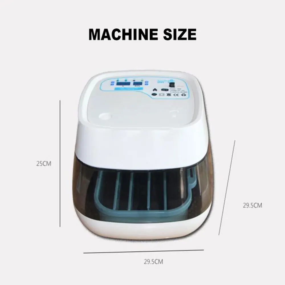 Imagem -03 - Incubadora Totalmente Automático Incubadora do Agregado Familiar 220v Ferramentas de Incubação Abs 16 Incubadoras Galinha Pato Ganso Ovo Incubadora Ln216