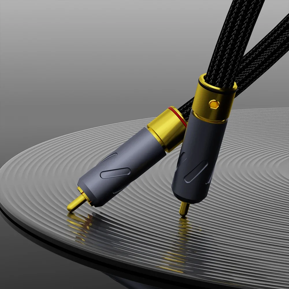Monosaudio Pure Copper RCA Connector Gold/Rhodium Plated RCA Plug RCA Connector Speaker Terminal For Audio Speaker Signal Cable