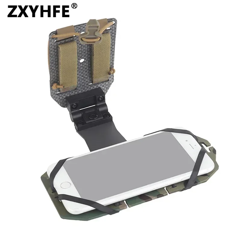 

ZXYHFE Tactical Rotating Phone Holder Kydex Aluminum Alloy CS Shooting Hunting Paintball Acessories Camping Outdoor Equipment