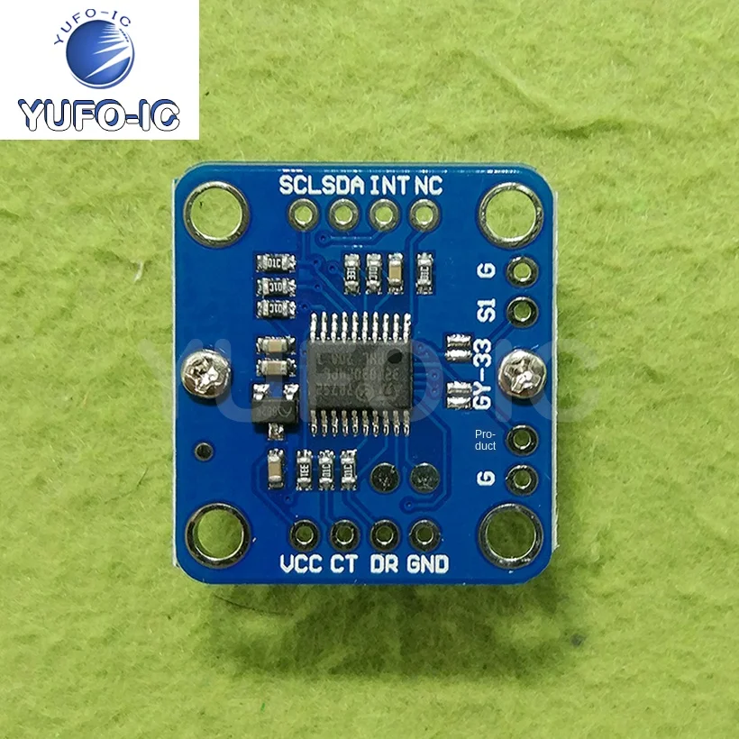 Free Ship 2pcs GY-33 TCS34725 Color Sensing Identifying Sensor Module Replacement TCS230 TCS3200