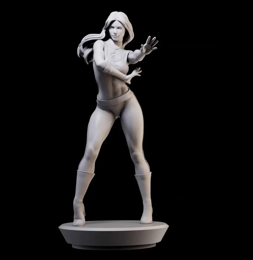 1/18 100mm 1/24 75mm Resin Model Kits Battle Girl  Unpainted Painted  Figure Sculpture No Color RW-1095