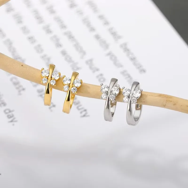 New Stainless Steel Earrings For Women Trending Silver Color Butterfly Hoop Earrings Femme Girls Luxury Jewelry Gifts