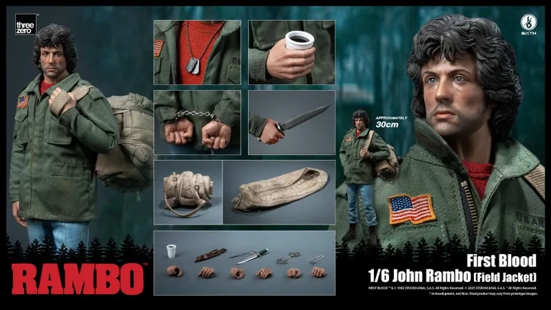 

[Предпродажа] Threezero 1/6 First Blood John Lanbao Field Coat Edition 3Z05530W0 Набор фигурок мобильного солдата