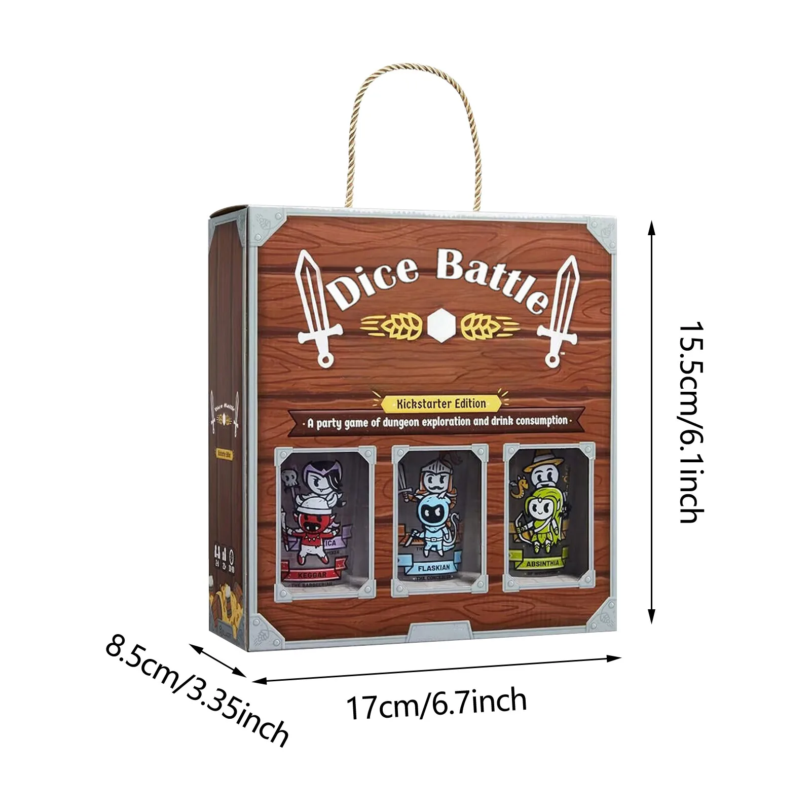 Juego de mesa de héroes de Bar para montar, dados, barra de batalla, reunión de mazmorras, exploración, juego de fiesta, juegos familiares para adultos, juego para beber