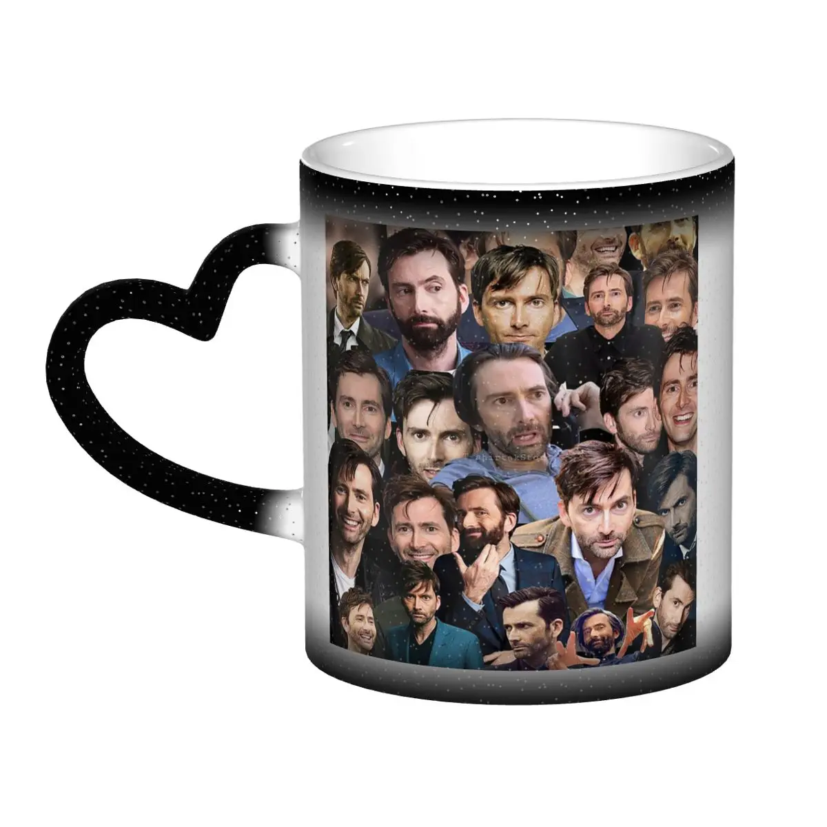 

David Tennant Photo Collage Mug Funny Ceramic Coffee Cups Tea Mugs Milk Cup Drinkware Gift for Woman Man