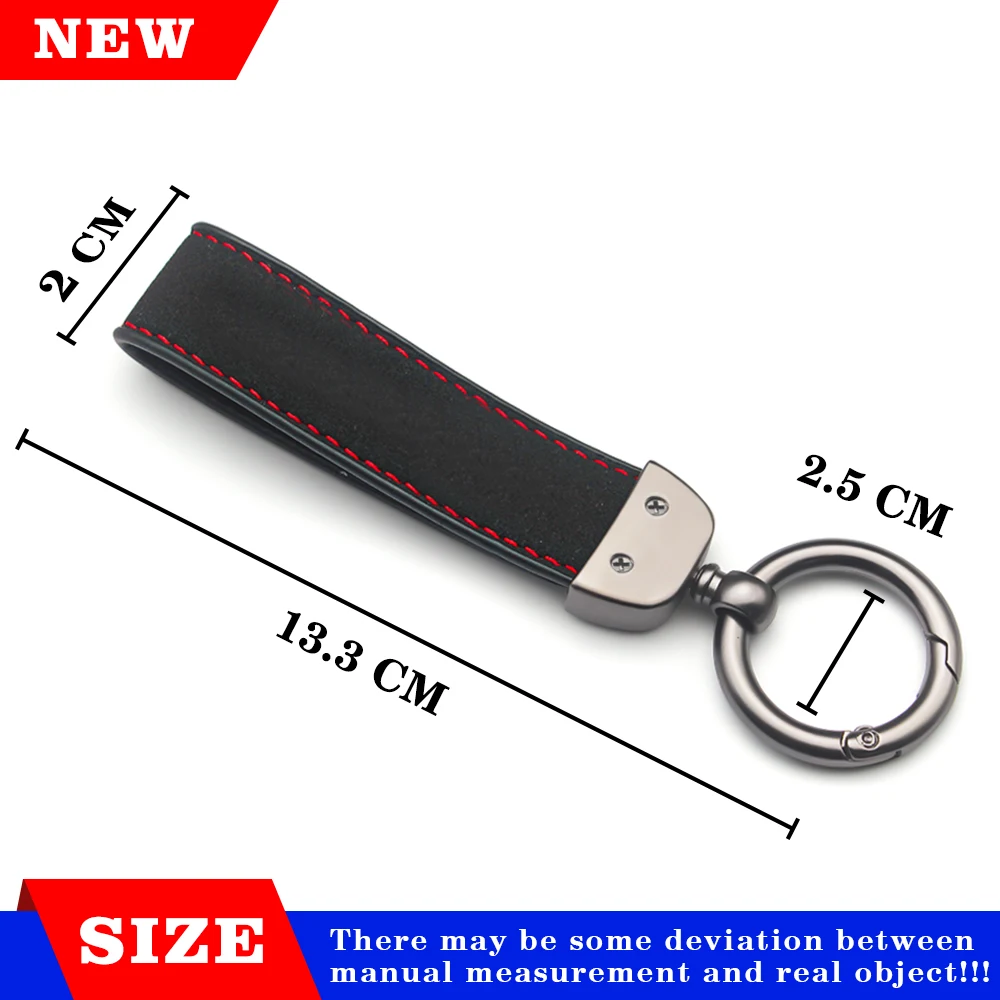 Anéis de couro do carro Keychain, Anéis de metal, Car Styling Acessórios, Mazda 2, 3, 5, 6, CX5, CX9, CX7, CX4, CX3, CX30, MX5, MX3, BK