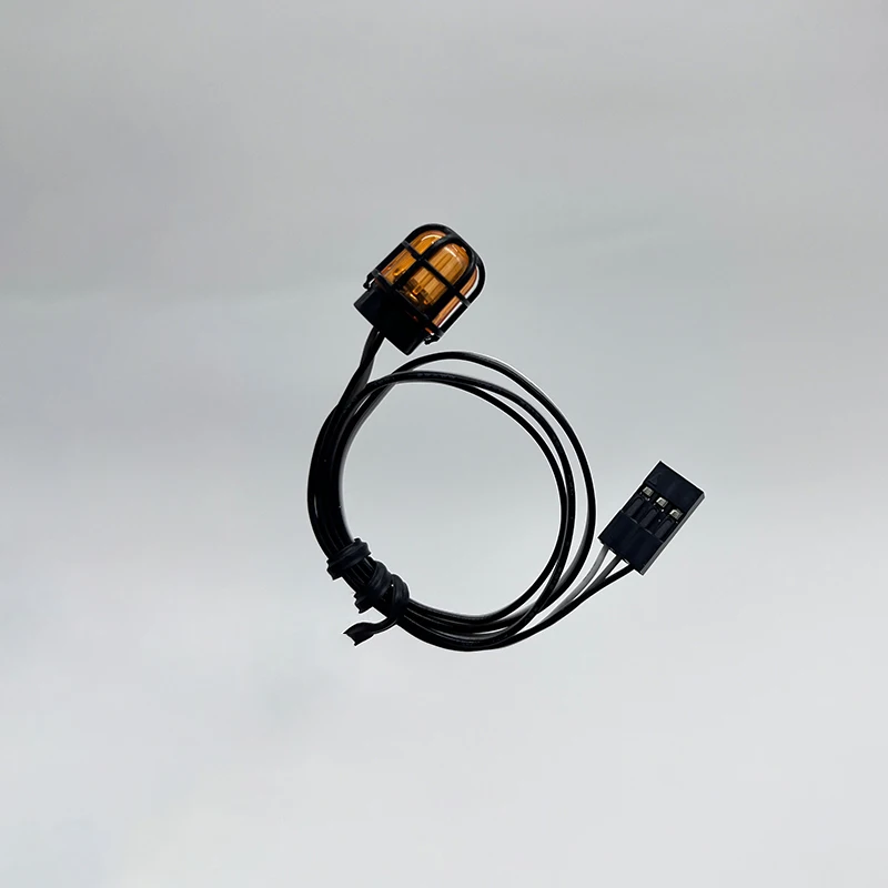 LED-Warnleuchte 360-Grad-Drehleuchte Baumaschinenlampe für 1/14 Tamiya RC LKW Kipper Bagger DIY Auto Modellteile Spielzeug