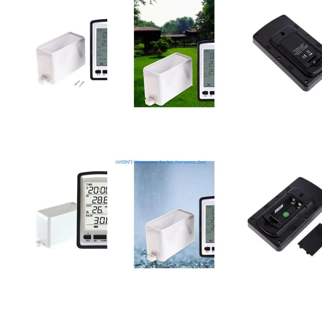 

367D измеритель дождя с 4 дисплеем в помещении/наружной температуре/для записи времени/дождя