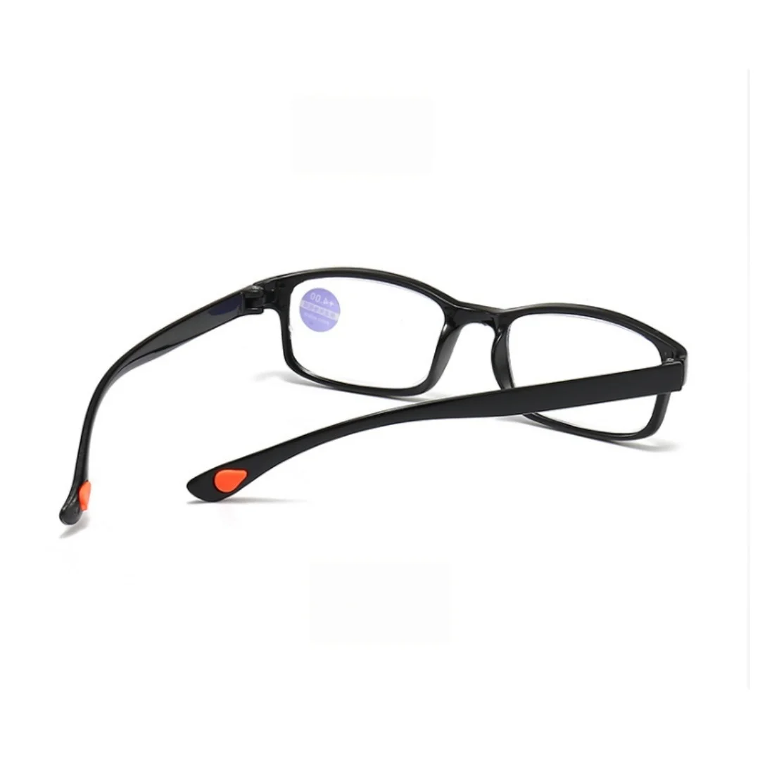 KLASSNUM Blue Light Blocking Reading Glasses with Lightweight PC Frame Rectangular Readers for Men and Women Eyeglasses Eyewear