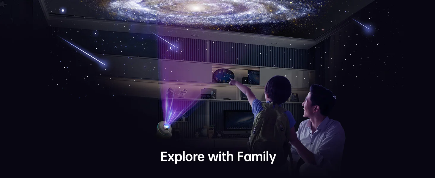 1 PC 13 in 1 Star Projector Night Light Galaxy Projector Bedroom Planetarium Projector with Timer and Rotation Function