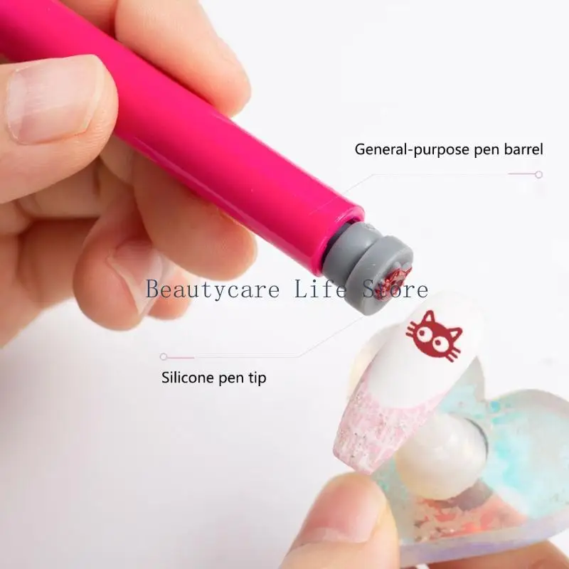 652C 48pieces เล็บศิลปะแสตมป์ซิลิโคนมืออาชีพแสตมป์สำหรับทำเล็บทำเล็บทำเล็บ