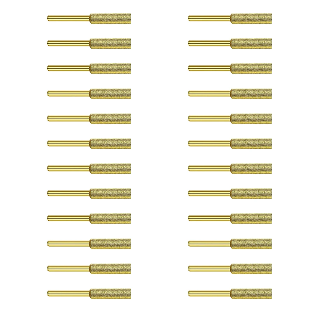 Burr Stone File and Efficient 24PCS Diamond for chainsaw Sharpener Burr Grinding Stone File Set for chainsaw Chains