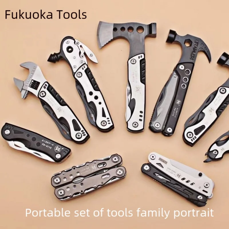Multitool com Bloqueio de Segurança Alicate Multitool Canivete Abridor de Garrafas Chave de Fenda com Bainha de Nylon