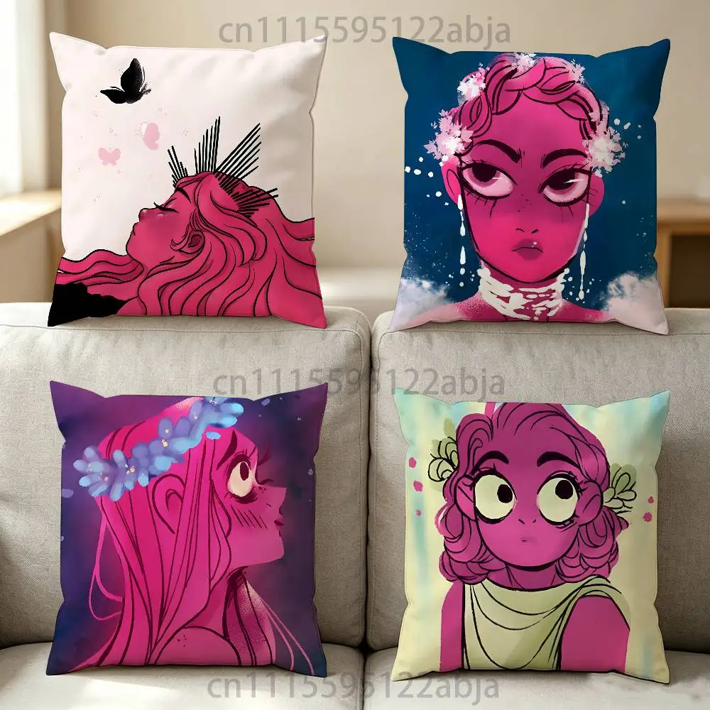 K-Kore L-Lore Olympus Throw Pillow Case 40x40cm Decoration DIY Square Chair Pillowcase Pad Cover