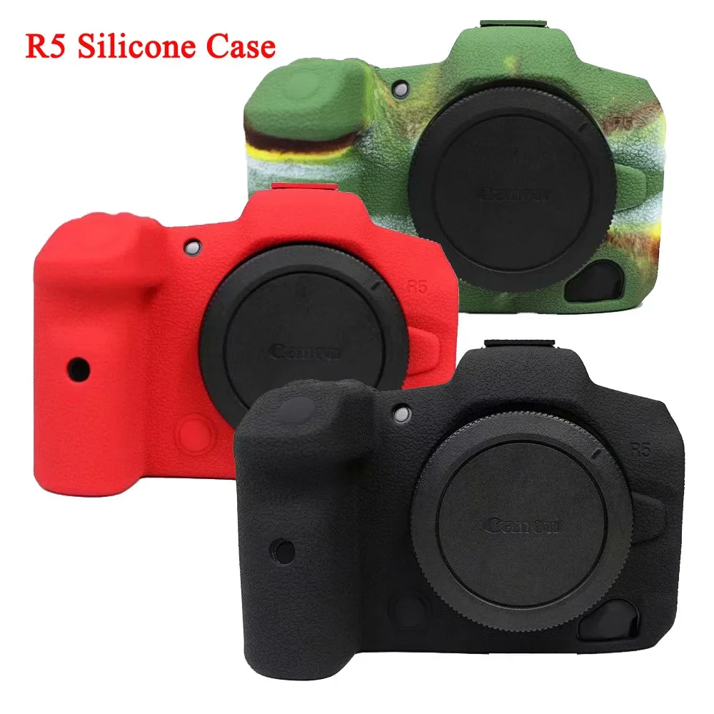 

For Canon EOS R R5 EOS R6 Nice Soft Camera Case Silicone Cover Rubber Camera Body Cover Skin