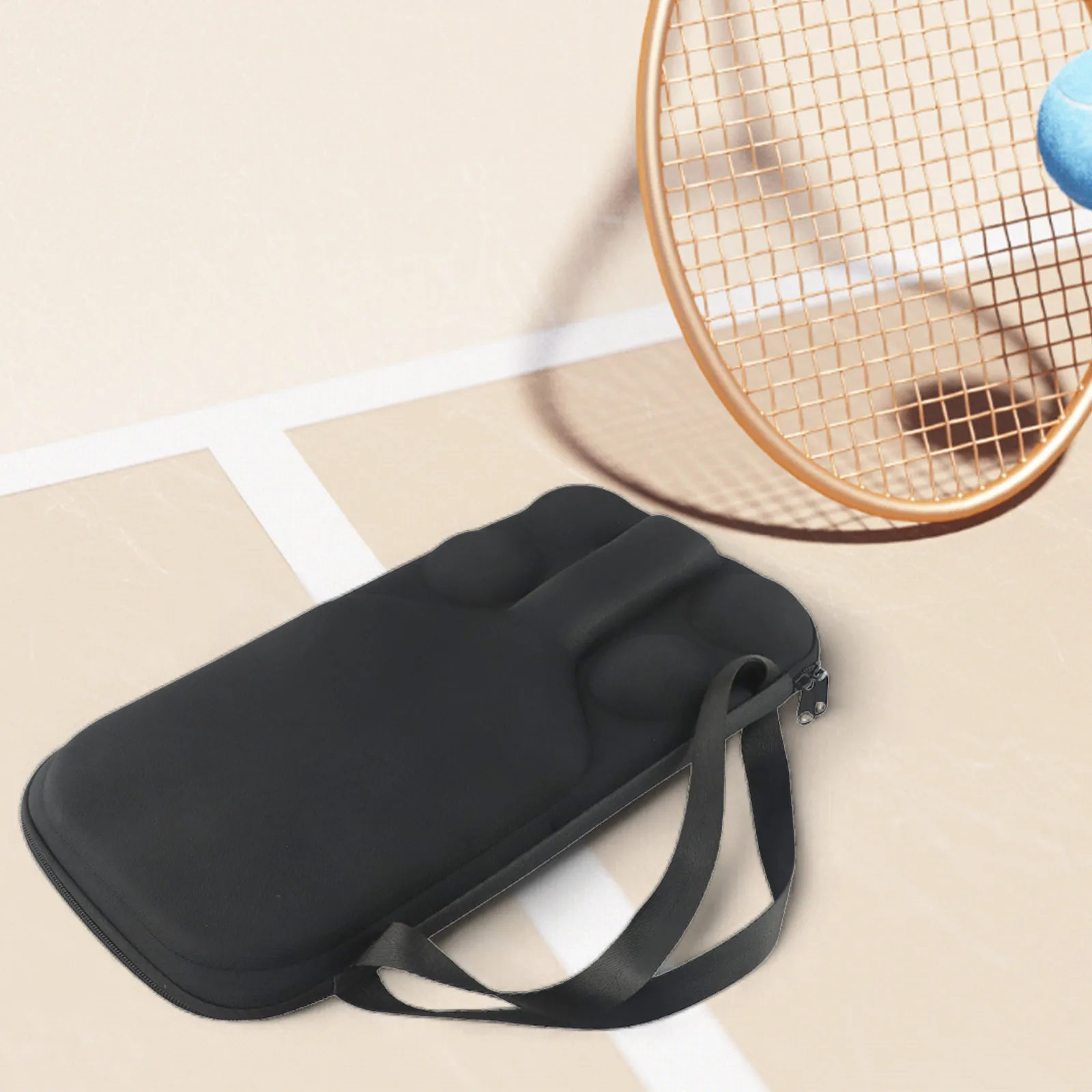 

Pickleball Balls Paddles Storage Bag Lightweight And Practical Comes With A Carrying Strap Compression And Shock Resistance
