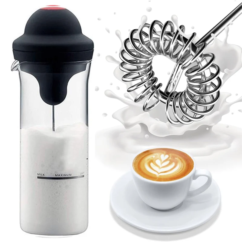 

Milk Frother Electric Foamer Semi-automatic Milk Shake Mixer Coffee Stirrer 450ml Latte Cappuccino Frothing Pitcher Milk Frother