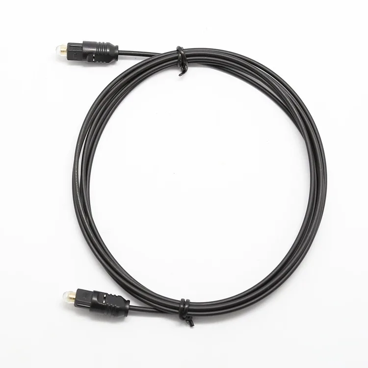 OD2.2 TOSLINK Optical Audio Cable, Square to Square Digital Fiber Optic Audio Cord for Soundbar, Speaker, TV, Amplifier