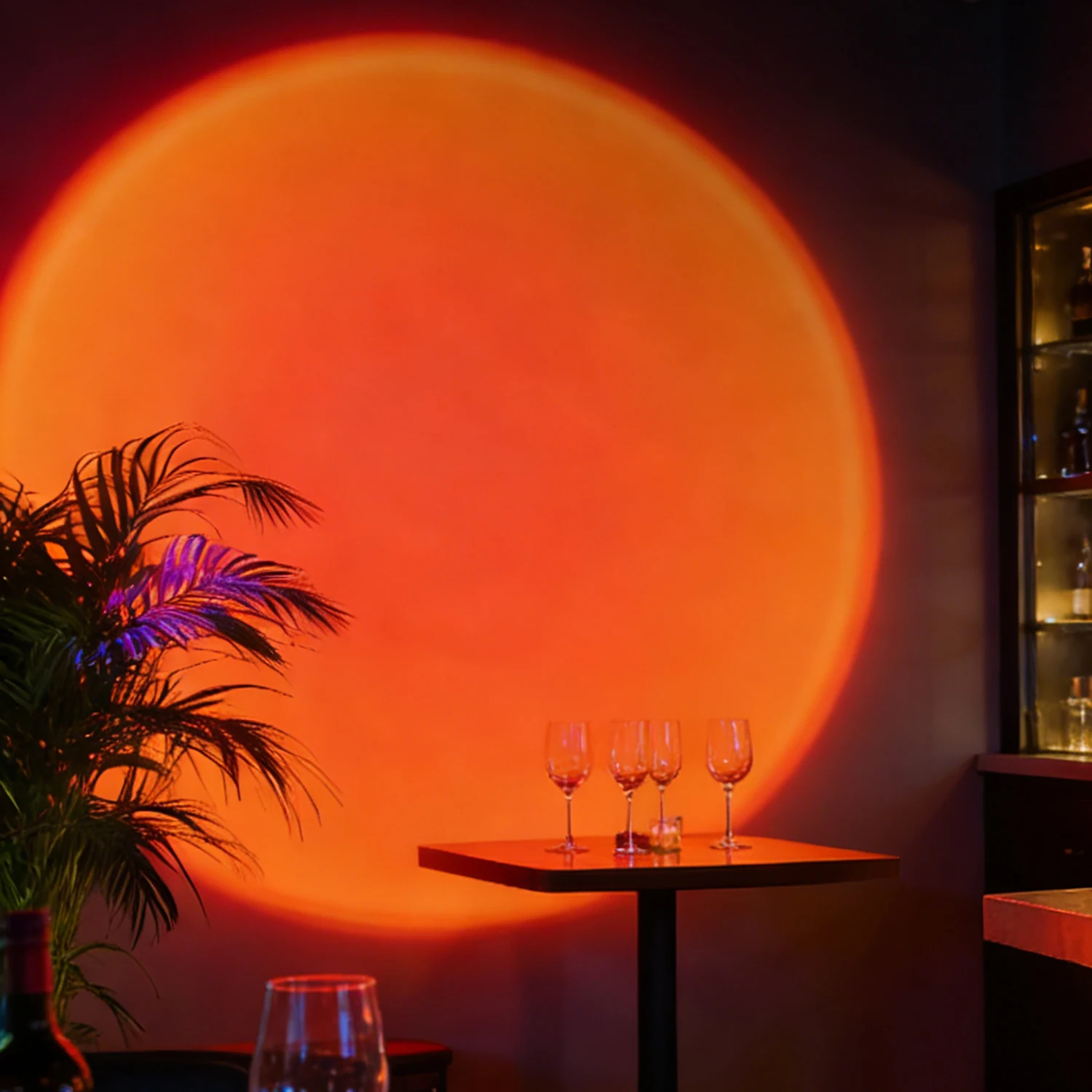 LED Sunset Projection Lamp, Adjustable Stand Warm Glow Light for Bedroom, Living Room, Photography