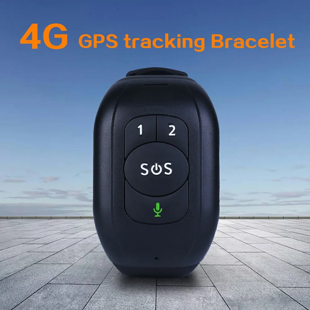 Elderly 4G Phone Watch SOS One Key Call Anti-Wandering Tracker IP67 Waterproof Health Sports Bracelet Heart Rate Blood Monitor