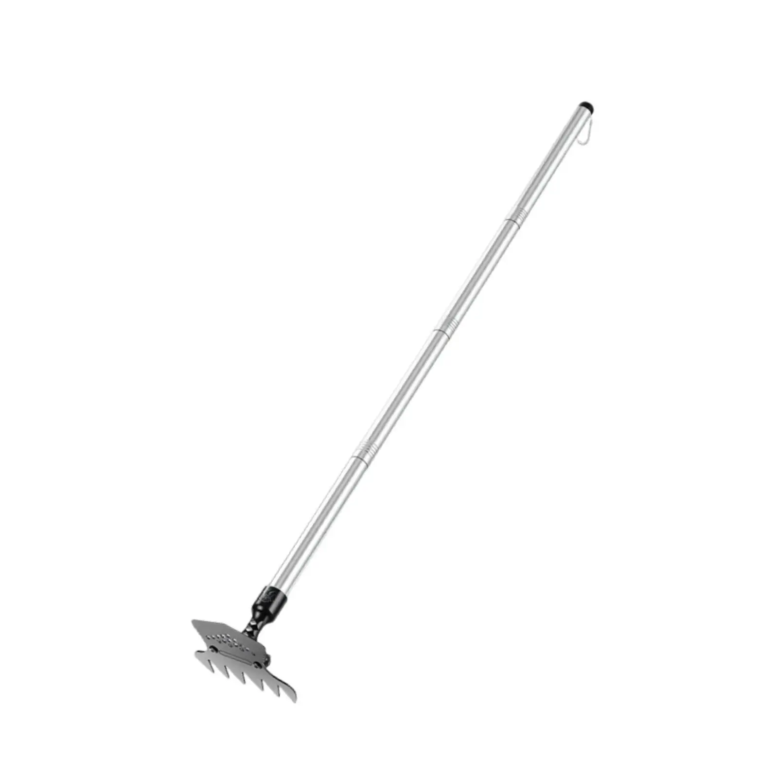 Stainless Steel Garden Hoe Adjustable Handle Weed Puller Tool Efficient Soil Loosening for Outdoor