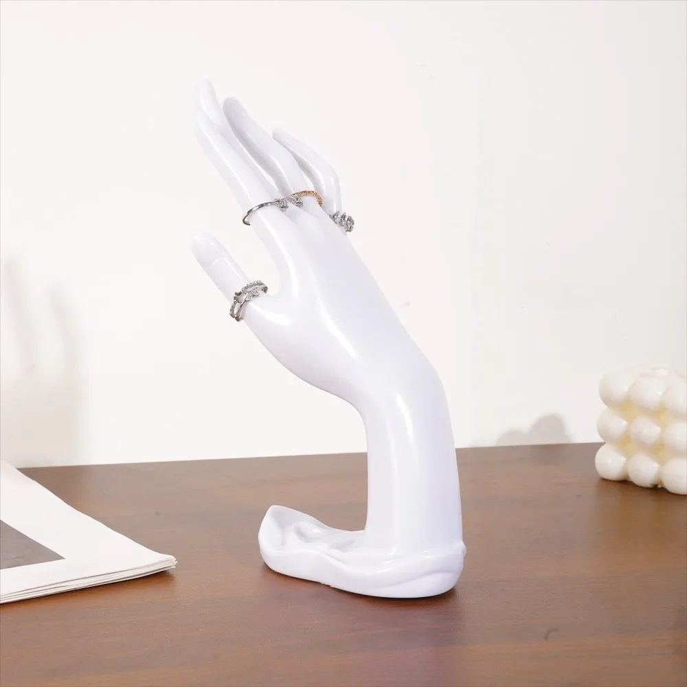 Realistic Jewelry Display Hand Model 22cm Elegant Mannequin Hand Model Durable Sturdy Bracelet Holder Jewelry Photography