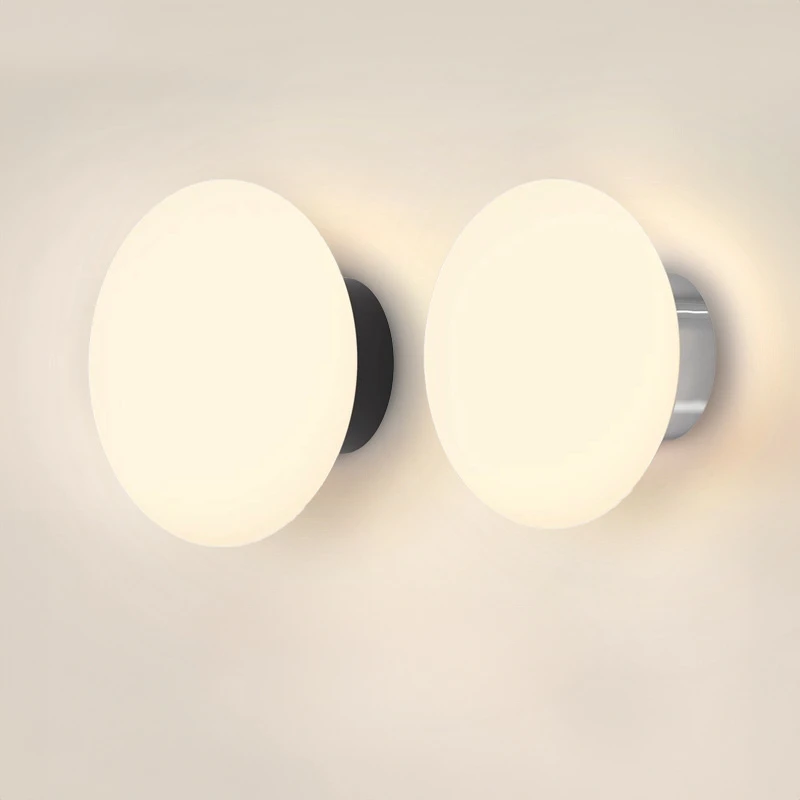 

Nordic Creative White Wall Lamp Ball Glass LED Wall Lamp Home Bathroom Mirror Living Room Bedroom Lighting Home Decoration