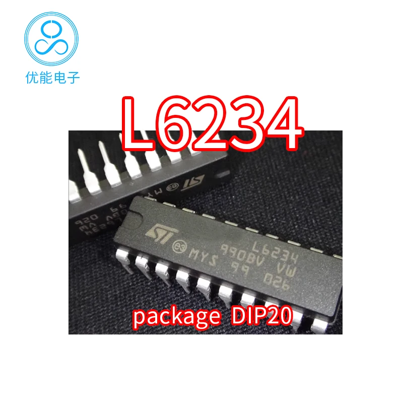 Inline L6234 L6234 Package DIP-20 Bridge Motor Driver IC L6234 DIP20