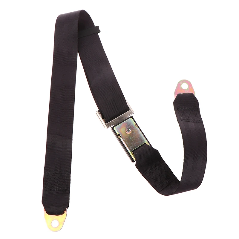 Car Auto Bus Seat Safety Belt Lap 2 Point Adjustable Retractable Universal Seatbelt