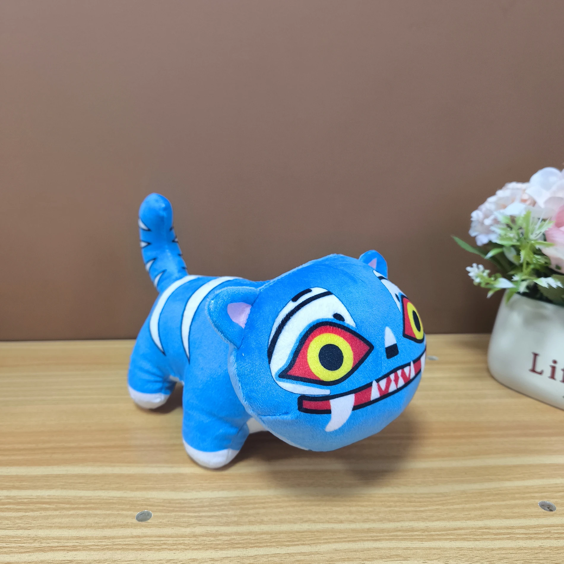 Beliebtes Devil Hunter Tiger Plüschtier K-Pop Zubehör Spielzeug Tiger Plüschpuppe Devil Hunter Weihnachten Halloween Geburtstagsgeschenk