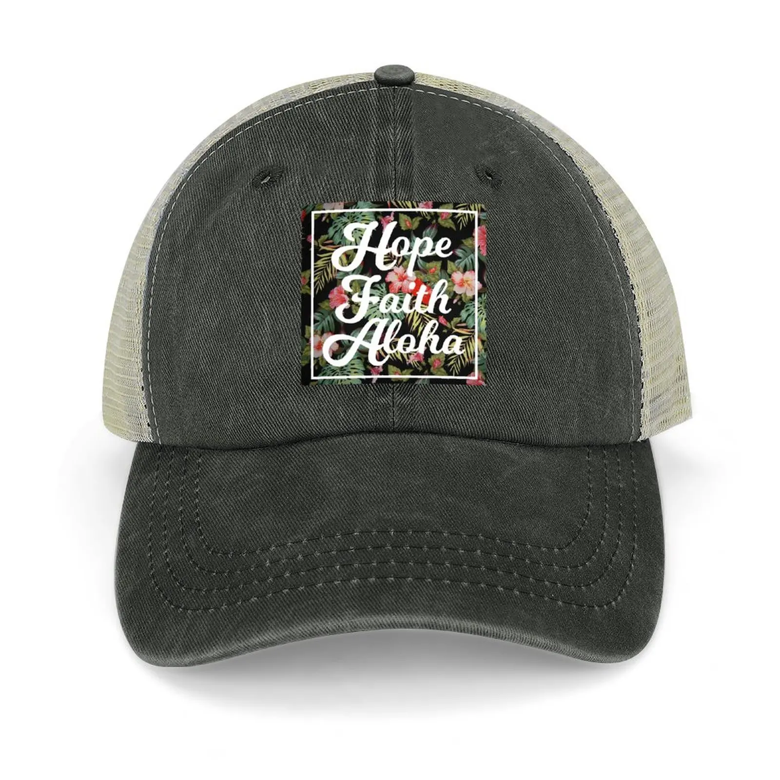 

Hope Faith Aloha 808 Hawaiian Island Life Baseball Cap summer hat Cosplay hats for men black Elegant Women's Hats Men's