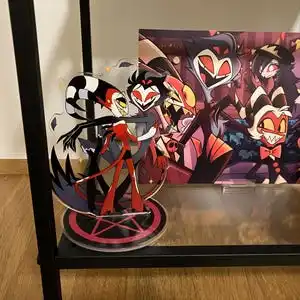 Figura de Acrílico de Helluva Boss Blitzo Stolas, Figura de Dibujos Animados, Decoración de Escritorio, Modelo Coleccionable, Juguete de Regalo