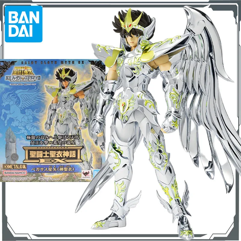 

Оригинальный ручной комплект Bandai EX METAL Pegasus Star Arrow Saint Seiya Seiya Pegasus Seiya, аниме-модель, игрушки, модель, подарки для мальчиков