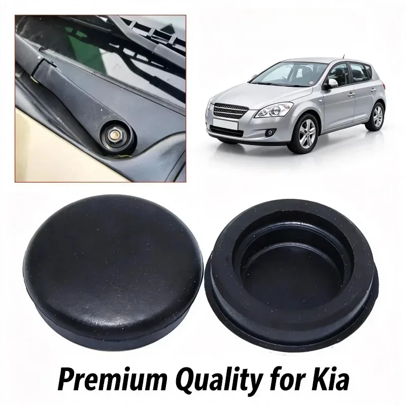 For Hyundai Optima Picanto Sorento Soul 2PCS Car Front Wiper Washer Arm Nut Cover Cap 983903F000 for Kia Ceed ED 2006-2007