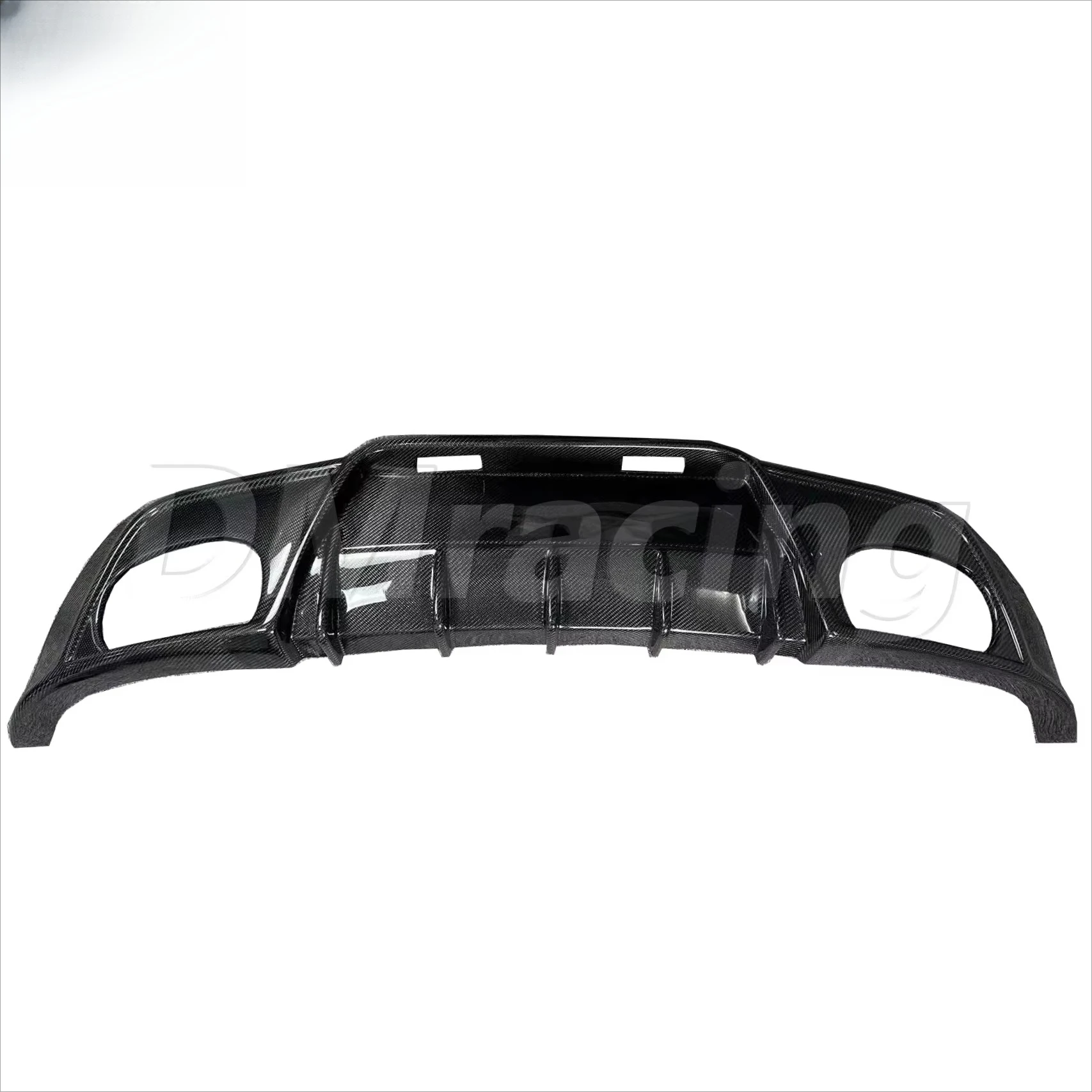 DM Style Carbon Fiber Canard Rear Lip Diffuser for The Modern Genesis Coupe 2009-2016