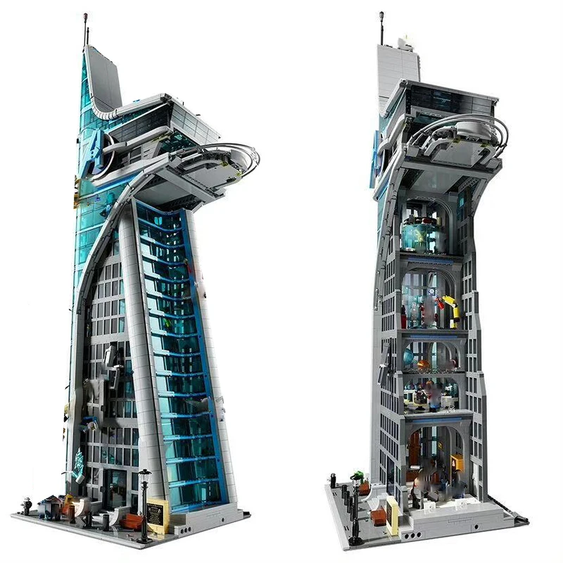 

DIY Movie Tower Building Hero Assembly Architect Building Blocks Children Adult Toys Christmas Gift 5201PCS