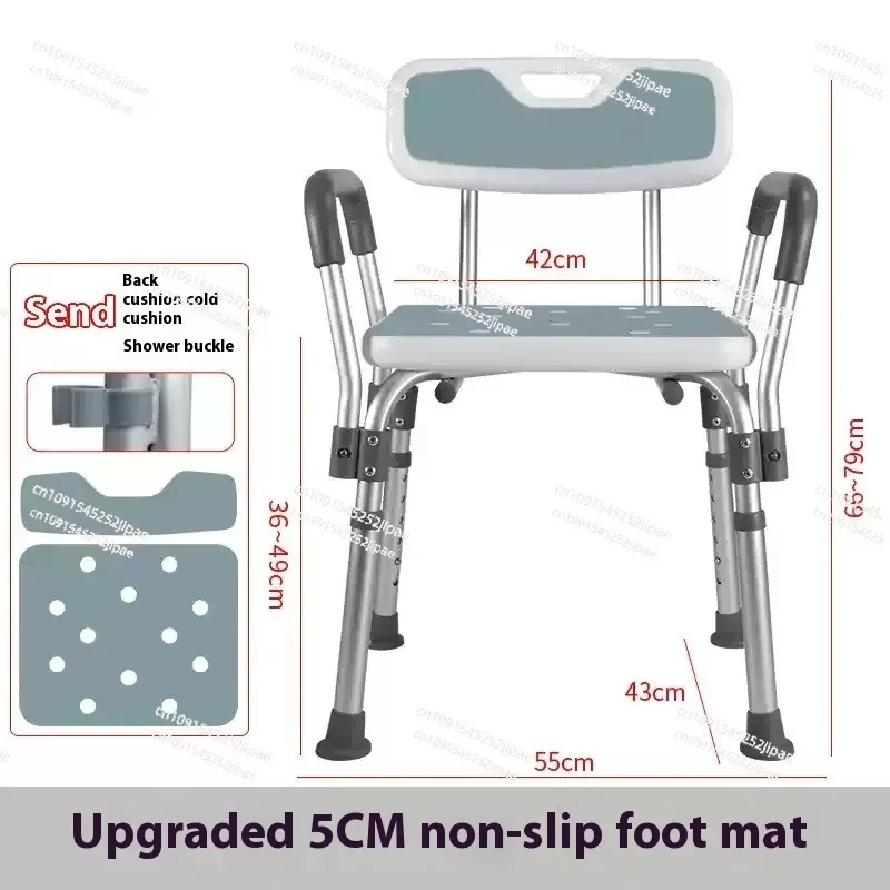 Silla De Ducha De Baño Para Ancianos, Taburete Plegable De Lujo, Hemiplejia, Muebles Japoneses Antideslizantes