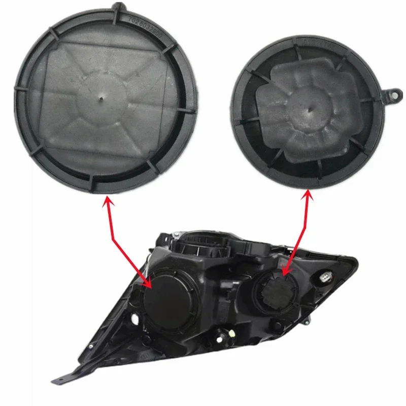 Front Headlight Headlamp Dust Cover High Low Beam Back Plug Sealing Waterproof Cap For Honda CRV CR-V 2007-2011 7028032900