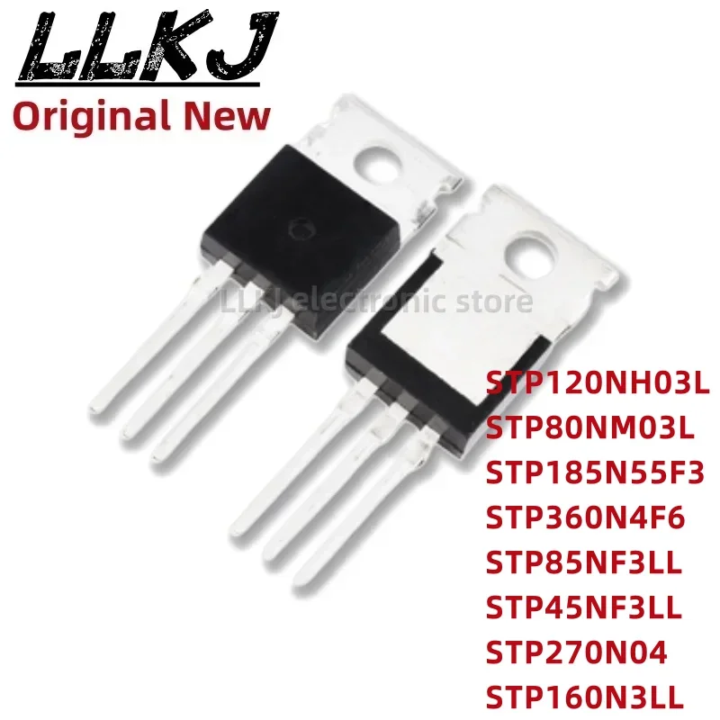 1pcs STP120NH03L STP80NM03L STP185N55F3 STP360N4F6 STP85NF3LL STP45NF3LL STP270N04 STP160N3LL TO220 MOS FET TO-220