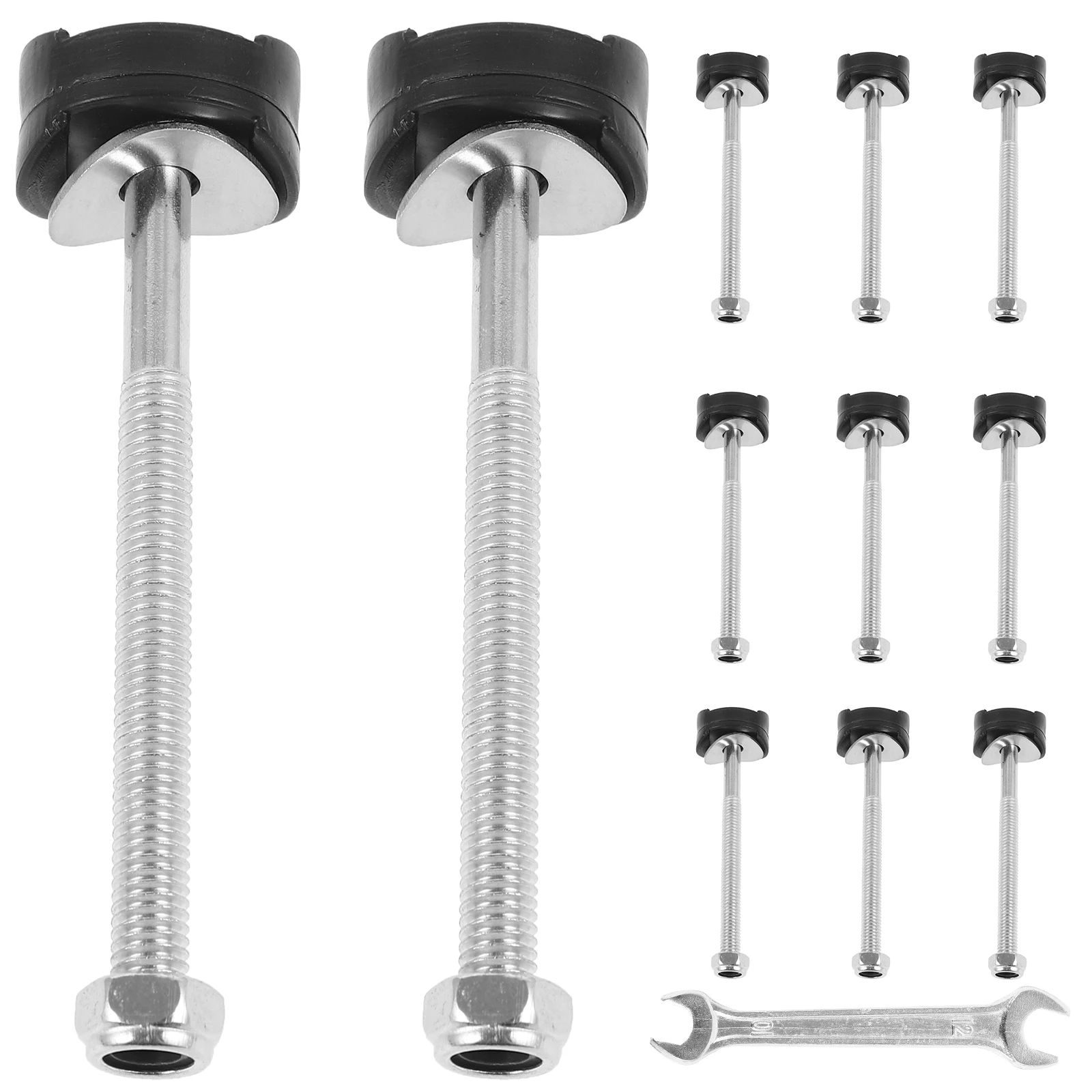 1 jeu de vis longues en acier pour Trampoline, accessoires de remplacement, pièces de rechange durables et résistantes à l'usure pour la fixation des réseaux