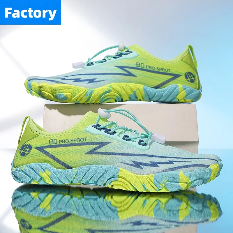 Unisex Quick Dry Water Shoes Men Women Colorful Beach Swimming Surfing Seaside Aqua Shoes Couple Barefoot Upstream Sneakers