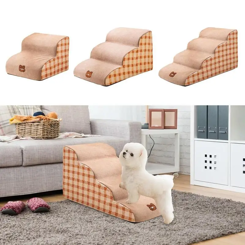 

Dog Ramp for small dogs nonslip stairs washable pets Dog Steps reuseable old small dogs go on the bed stair pet accessories