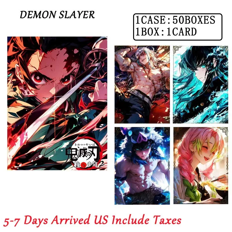 

2025 Wholesales Demon Slayer Anime Collection Cards CTG Cards Male God Doujin Toy Gifts Card Exchange